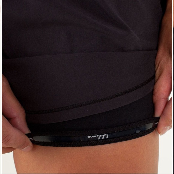 lululemon Run Breeze By Skirt Luxtreme Black Size 4 - Picture 5 of 16
